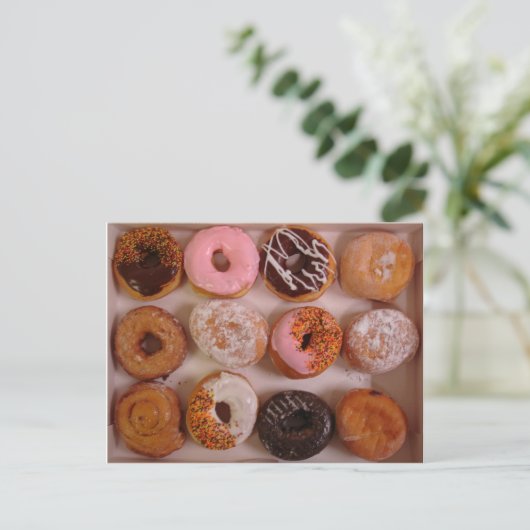 DONUTS! BRIEFKAART (Staand voorkant)