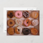DONUTS! BRIEFKAART (Voorkant / Achterkant)