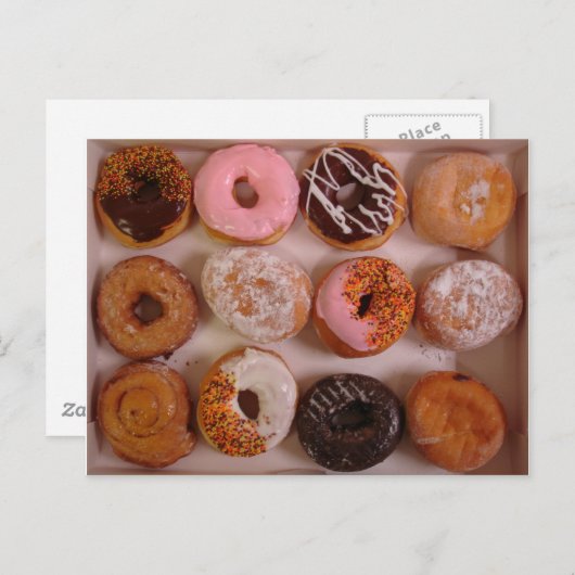 DONUTS! BRIEFKAART (Voorkant / Achterkant)