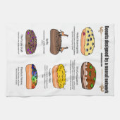 Donuts by AI Weirity - Serviette de cuisine (Horizontal)