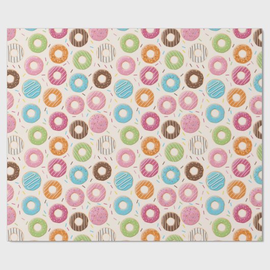 Donuts Cadeaupapier (Vlak)