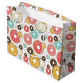 Donuts Colorful Pattern Groot Cadeauzakje (Achterkant Gekanteld)