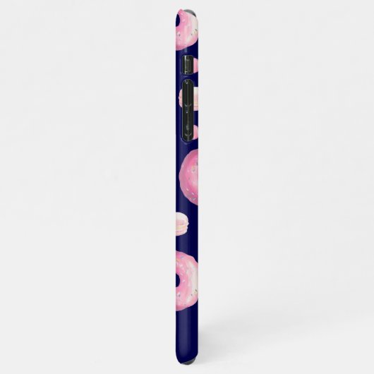 Donuts, cupcakes en macarons iPhone hoesje (Linkerkant)