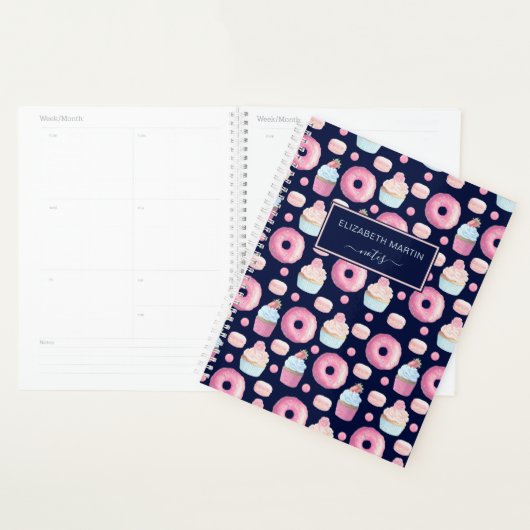 Donuts, cupcakes en macarons planner (Display)