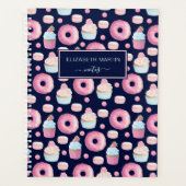 Donuts, cupcakes en macarons planner (Voorkant)