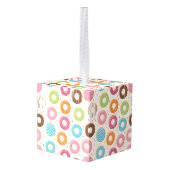 Donuts Custom Cube Ornament (Achter hoekig)