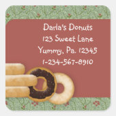 Donuts Custom Product Sticker (Voorkant)