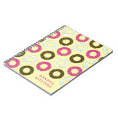 Donuts Cute Kid's Doughnut Notitieboek (Linkerzijde)