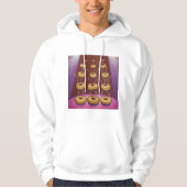 Donuts dansen grillige donut personages hoodie (Voorkant)