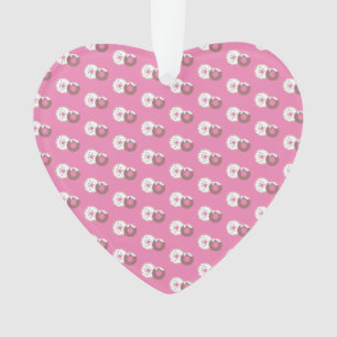 Donuts de Noël Saupoudrer Boulangerie rose