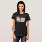 Donuts donut and record collector doughnut t-shirt (Voorkant volledig)