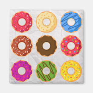 Donuts Donuts and Donuts Magneet