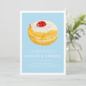 Donuts & Dreidels | Invitation pour une fête de Ha (Debout devant)