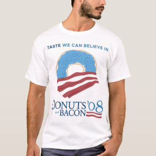 Donuts en Bacon: Smaak waar we in kunnen geloven T-shirt