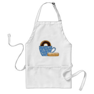 Donuts en Coffee Apron Standaard Schort