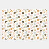 Donuts en Garlands Pastelbakkerij Verjaardag Inpakpapier Vel (Voorkant 2)