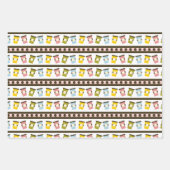 Donuts en Garlands Pastelbakkerij Verjaardag Inpakpapier Vel (Voorkant)