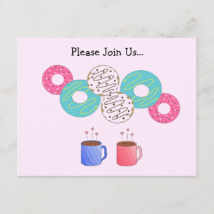 Donuts en koffie aankondiging