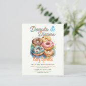 Donuts en Luiers Baby Strooidouche BUDGET (Staand voorkant)