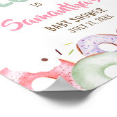 Donuts en Luiers Sprinkle Welkom Poster (Hoek)