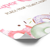 Donuts en Luiers Strooi Luier Raffle Poster (Hoek)