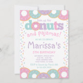 Donuts en pyjama's kaart (Voorkant)