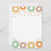 Donuts Et Diapeurs Invitation Baby shower (Dos)
