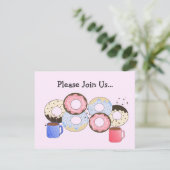 Donuts et Faire-part de café (Debout devant)