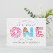 Donuts et Sprinkings première invitation d'anniver (Debout devant)