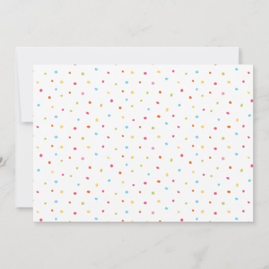 Donuts et Sprinkings première invitation d'anniver (Dos)