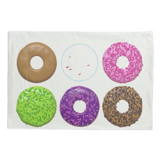 Donuts for all kussensloop (Achterkant)