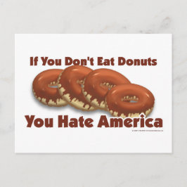 Donuts for America Briefkaart