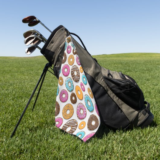 Donuts Golfhanddoek (Groen)