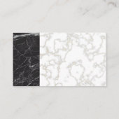 Donuts | Goud wit marmer | Chef Pet Logo Visitekaartje (Achterkant)