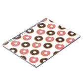 Donuts - handschilderd origineel donutpatroon notitieboek (Linkerzijde)