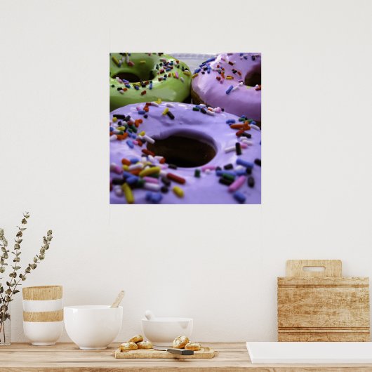Donuts Huge Format-Poster Poster (Keuken)