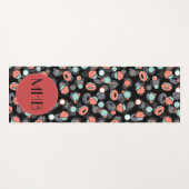 Donuts, ijsroom, cupcakes, dessert, monogram yogamat (Voorkant (horizontaal))