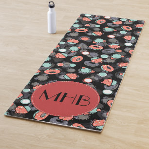 Donuts, ijsroom, cupcakes, dessert, monogram yogamat