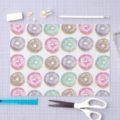 Donuts in waterverf tissuepapier (Craft)