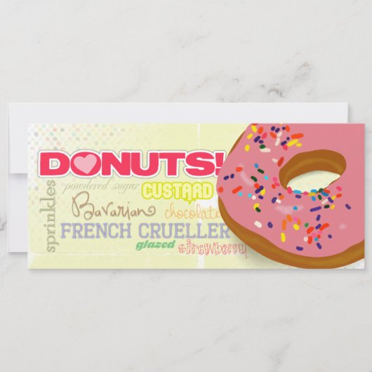 DONUTS ! Invitations (Devant)