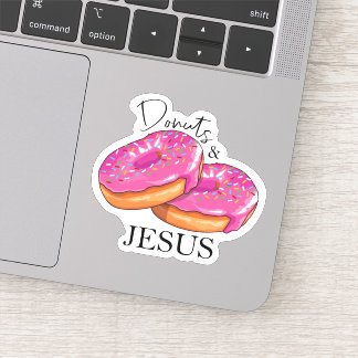 Donuts & Jezus Sticker