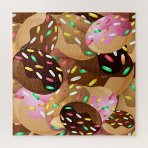 Donuts Jigzaag Puzzle Legpuzzel