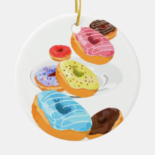 Donuts Keramisch Ornament