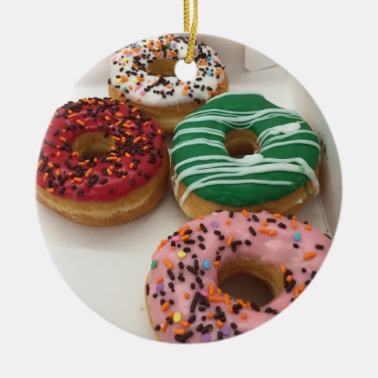 Donuts Keramisch Ornament (Voorkant)