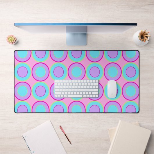 Donuts Lilac Et Turquoise Avec Remplissage Sur Ros (Bureau 1)