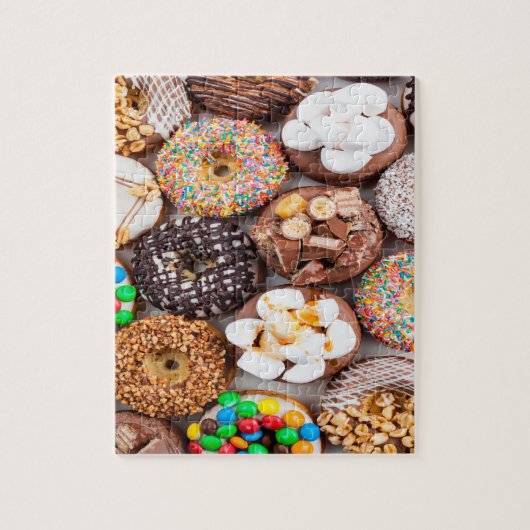 Donuts Marshmallow Puzzle Puzzle (Vertical)