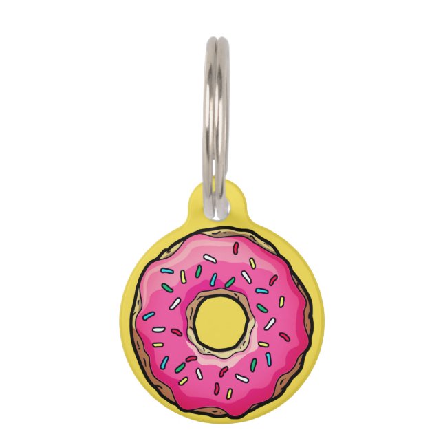 Donuts Medal Huisdierpenning (Voorkant)