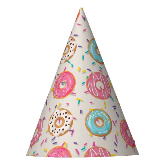 Donuts met Sprinkles Feesthoedjes (Voorkant)