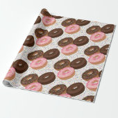 Donuts met Sprinkles Party Cadeaupapier (Uitgerold)