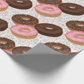 Donuts met Sprinkles Party Cadeaupapier (Hoek)